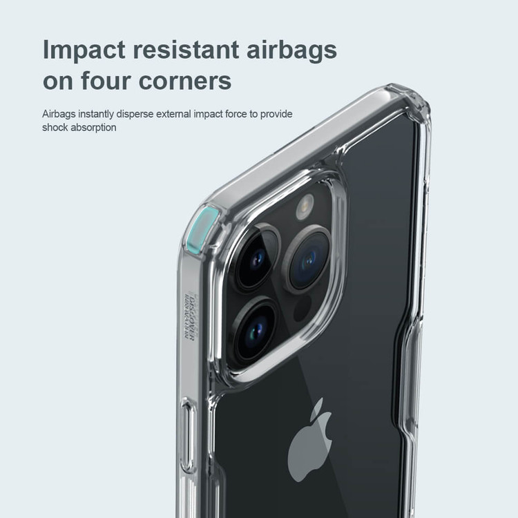 کاور نیلکین مدل Nature TPU Pro مناسب برای گوشی موبایل موبایل اپل Iphone 15 Pro (2023)
