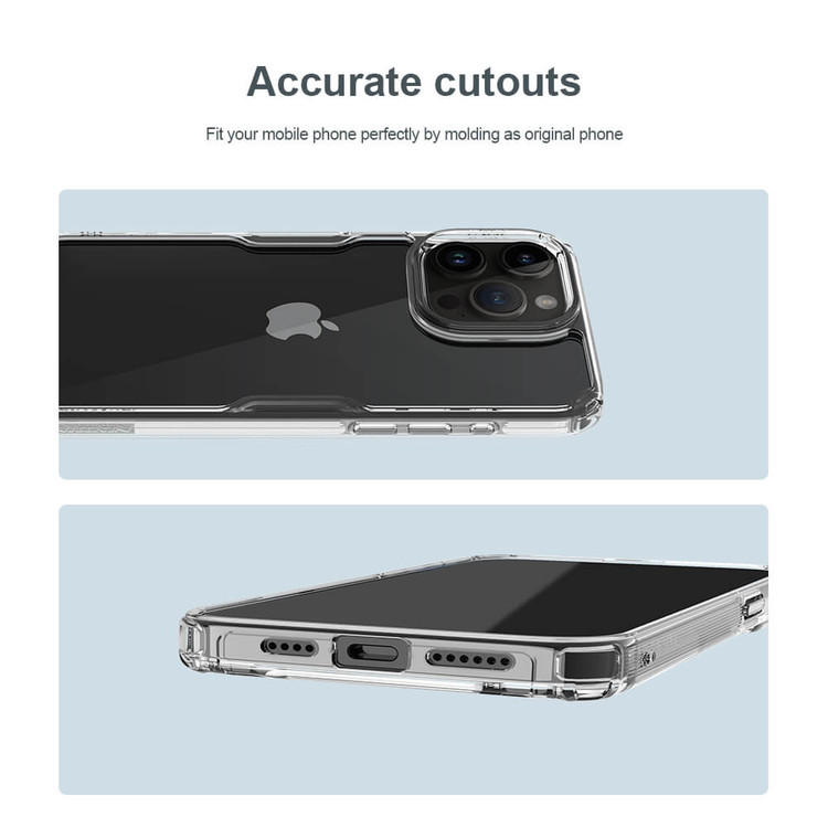 کاور نیلکین مدل Nature TPU Pro مناسب برای گوشی موبایل موبایل اپل Iphone 15 Pro (2023)