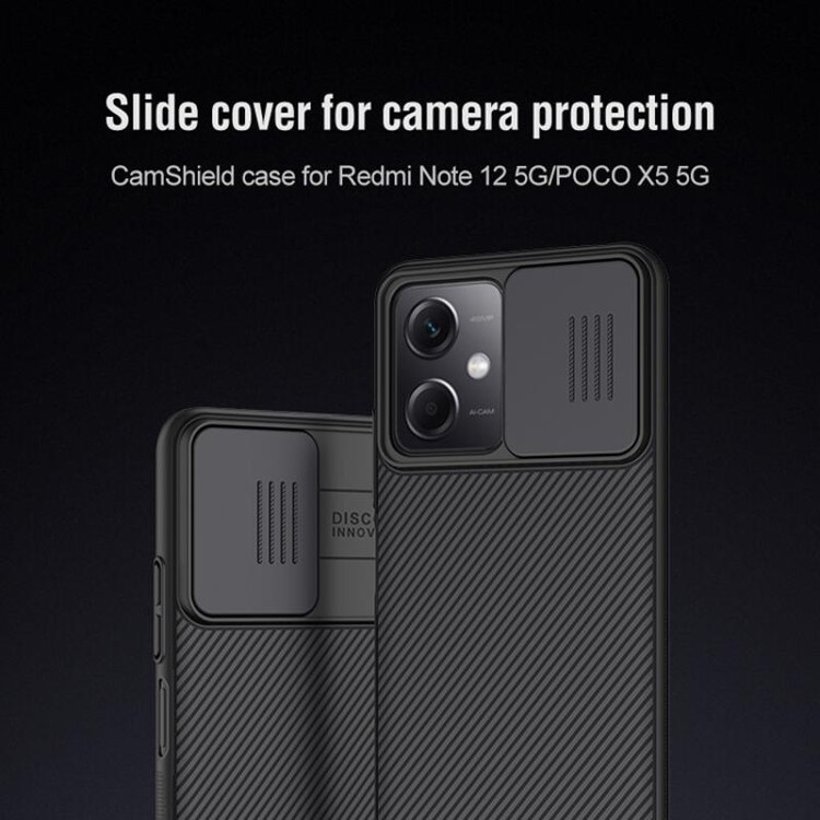 کاور نیلکین مدل CamShield مناسب برای گوشی موبایل شیائومی Redmi Note 12 5G/ Poco X5