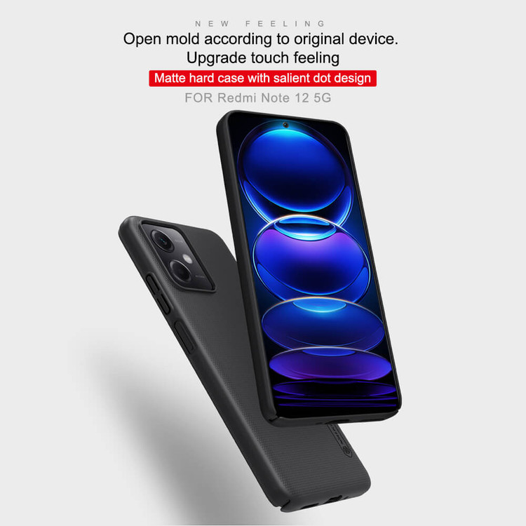 کاور نیلکین مدل Super Frosted Shield مناسب برای گوشی موبایل شیائومی Redmi Note 12 (5G)/ Poco X5 (5G)