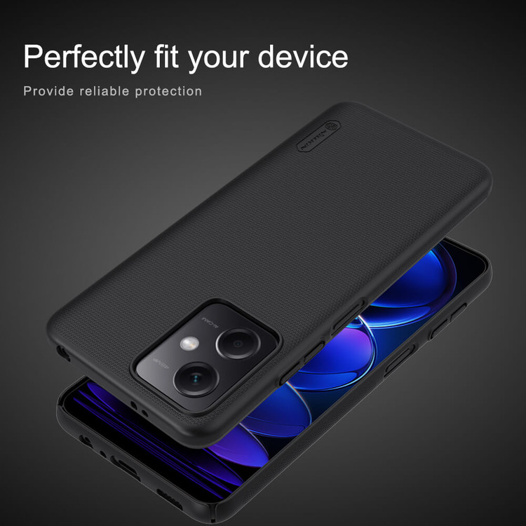 کاور نیلکین مدل Super Frosted Shield مناسب برای گوشی موبایل شیائومی Redmi Note 12 (5G)/ Poco X5 (5G)