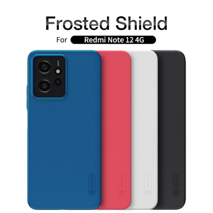 کاور نیلکین مدل Super Frosted Shield مناسب برای گوشی موبایل شیائومی Redmi Note 12 4G (2023)