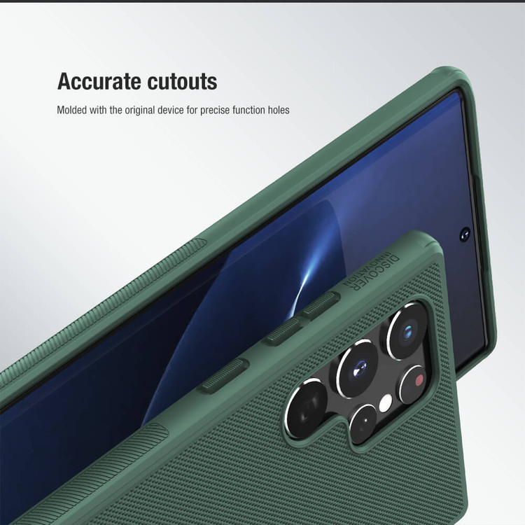 کاور نیلکین مدل Super Frosted Shield Pro مناسب برای گوشی سامسونگ (2022) Galaxy S22 Ultra 5G