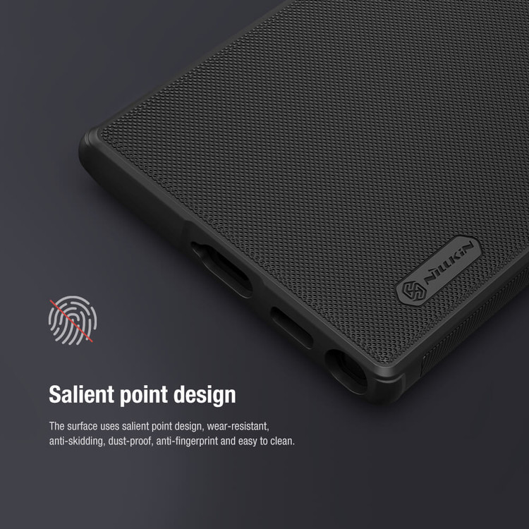 کاور نیلکین مدل Super Frosted Shield Pro مناسب برای گوشی سامسونگ (2022) Galaxy S22 Ultra 5G