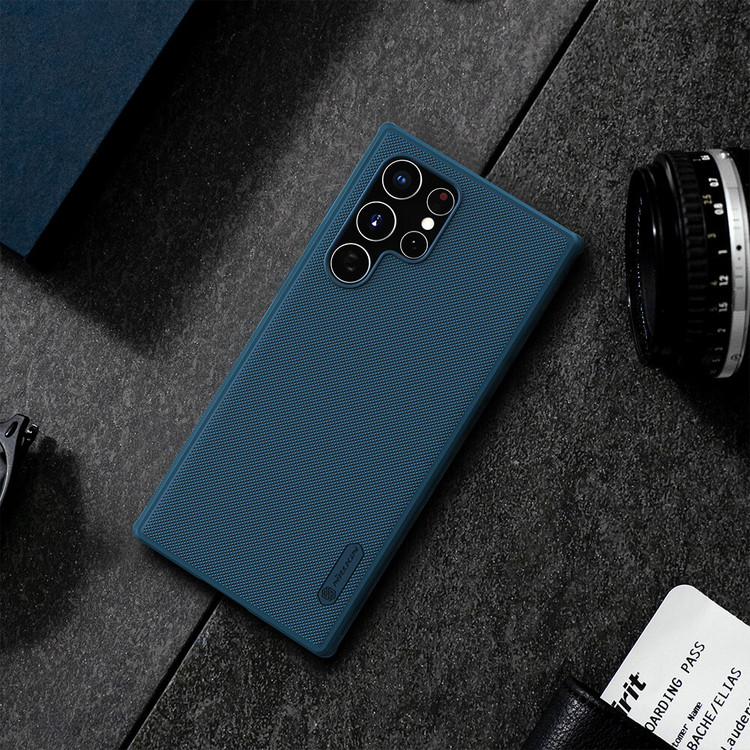 کاور نیلکین مدل Super Frosted Shield Pro مناسب برای گوشی سامسونگ (2022) Galaxy S22 Ultra 5G