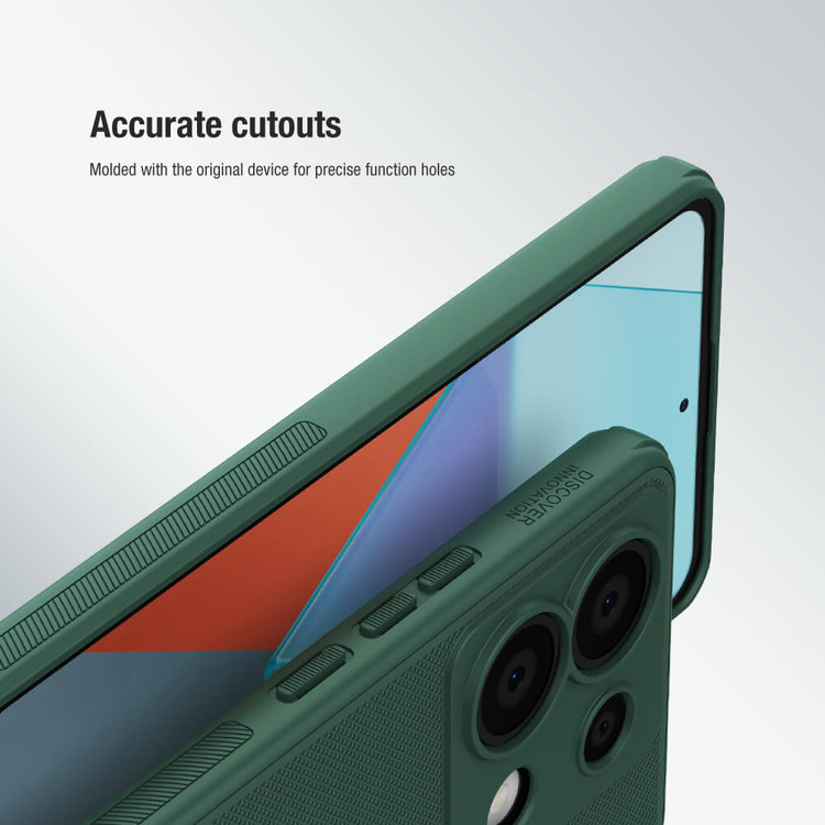 کاور نیلکین مدل Super Frosted Shield Pro مناسب برای گوشی موبایل شیائومی(2024/2023) Poco X6 / Redmi Note 13 Pro 5G