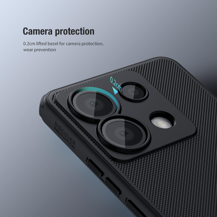 کاور نیلکین مدل Super Frosted Shield Pro مناسب برای گوشی موبایل شیائومی(2024/2023) Poco X6 / Redmi Note 13 Pro 5G