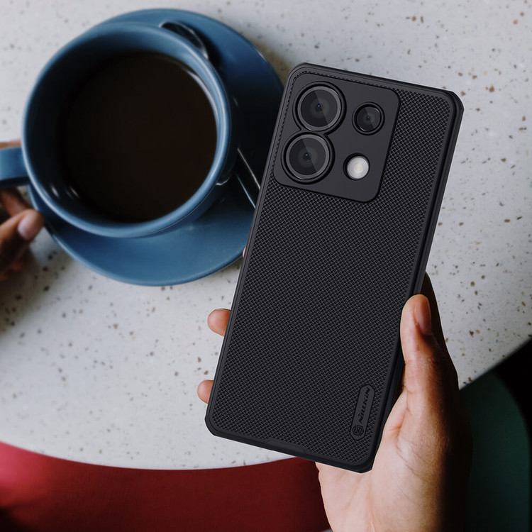 کاور نیلکین مدل Super Frosted Shield Pro مناسب برای گوشی موبایل شیائومی(2024/2023) Poco X6 / Redmi Note 13 Pro 5G