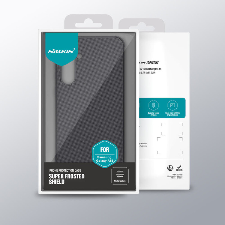 کاور نیلکین مدل Super Frosted Shield Pro مناسب برای گوشی سامسونگ (2024) Galaxy A55 5G