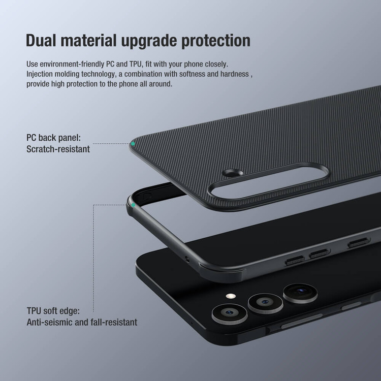 کاور نیلکین مدل Super Frosted Shield Pro مناسب برای گوشی سامسونگ (2024) Galaxy A55 5G