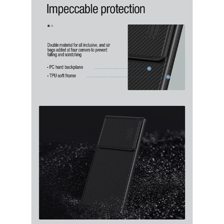 کاور نیلکین مدل CamShield S مناسب برای گوشی موبایل سامسونگ 2023 (5G) Galaxy S23 Ultra