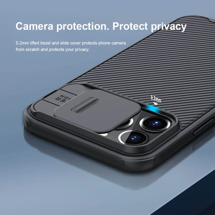 کاور نیلکین مدل CamShield pro مناسب برای گوشی موبایل اپل Iphone 13 Pro