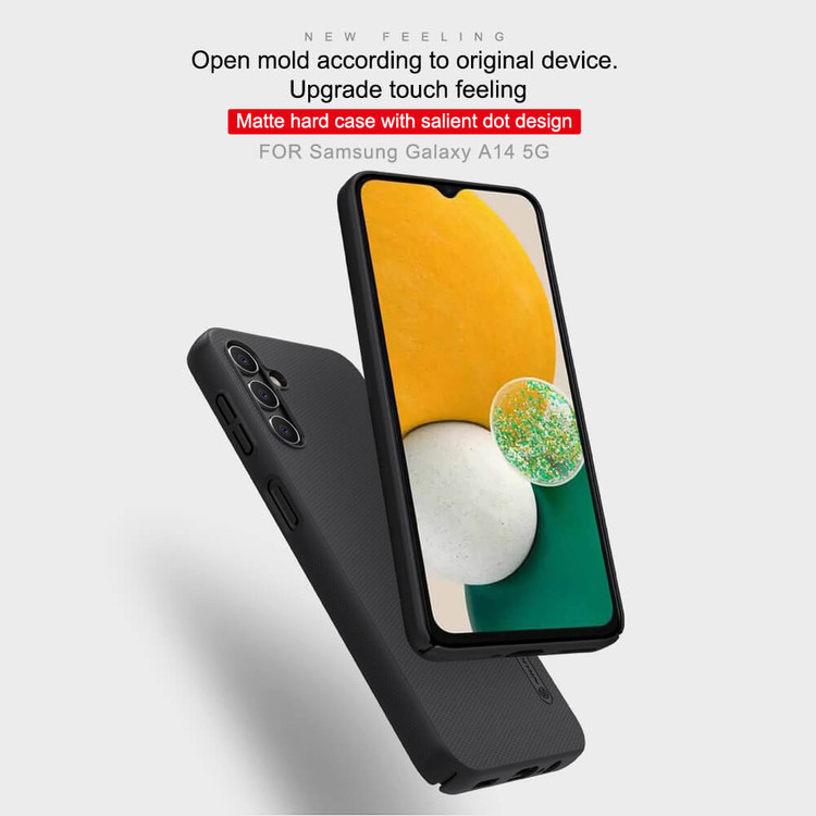 کاور نیلکین مدل Super Frosted Shield مناسب برای گوشی موبایل سامسونگ (2023) Galaxy A14 4G