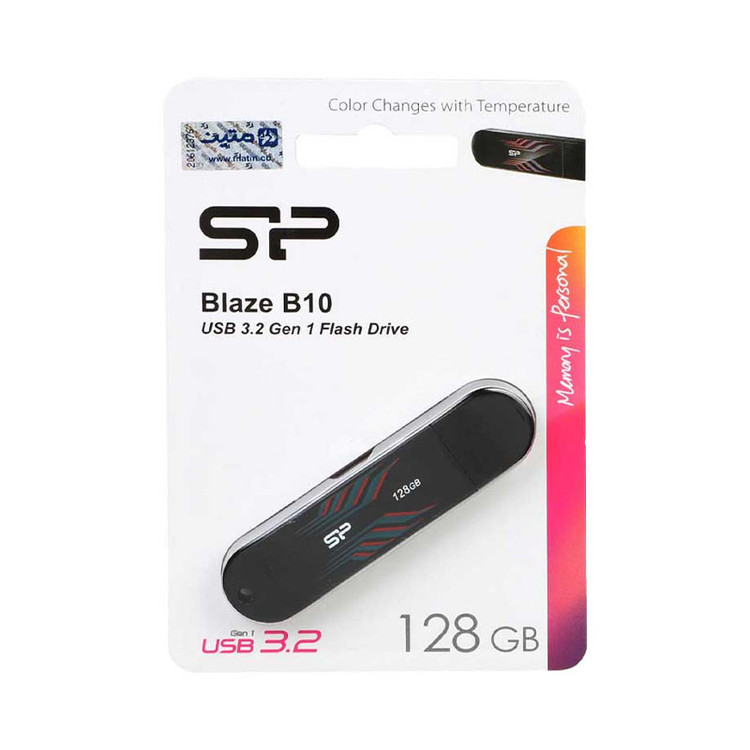 فلش مموری سیلیکون پاور Blaze B10 USB 3.2 ظرفیت 128 گیگابایت