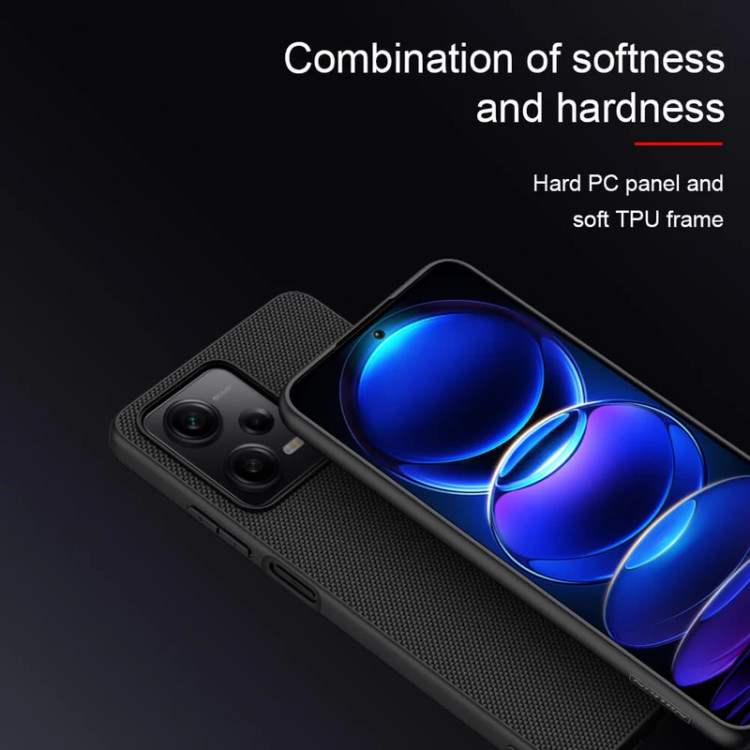 کاور نیلکین مدل Textured مناسب برای گوشی موبایل شیائومی Redmi Note 12 5G/ Poco X5