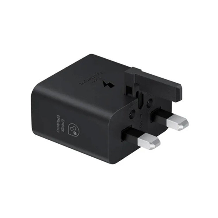 باندل شارژر دیواری 25 وات اصلی سامسونگ مدل EP-T2510 و تبدیل 3 به 2 هادرون مدل 1-A10E