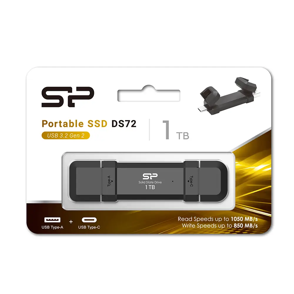 حافظه SSD قابل حمل سیلیکون پاور مدلDS72 ظرفیت 1 ترابایت