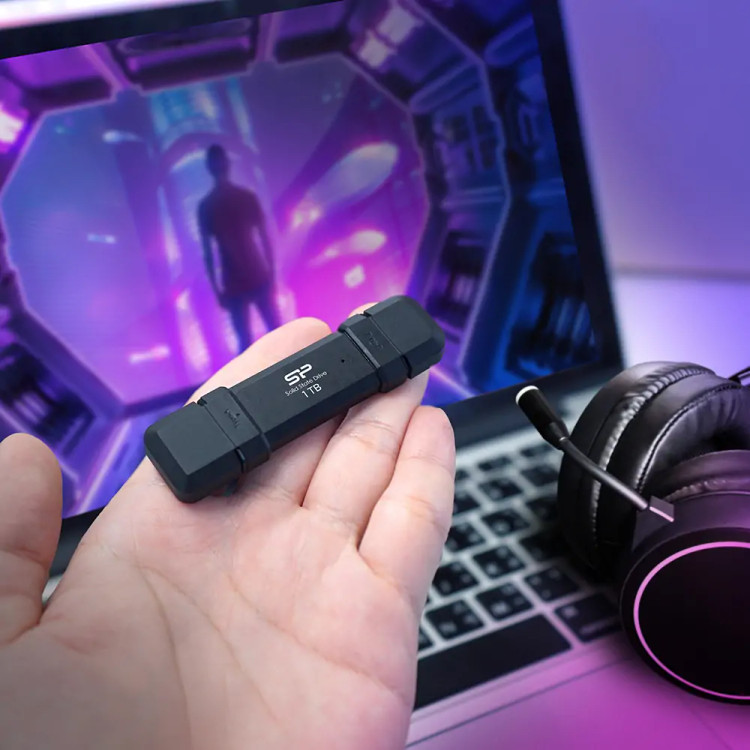 حافظه SSD قابل حمل سیلیکون پاور مدلDS72 ظرفیت 250GB