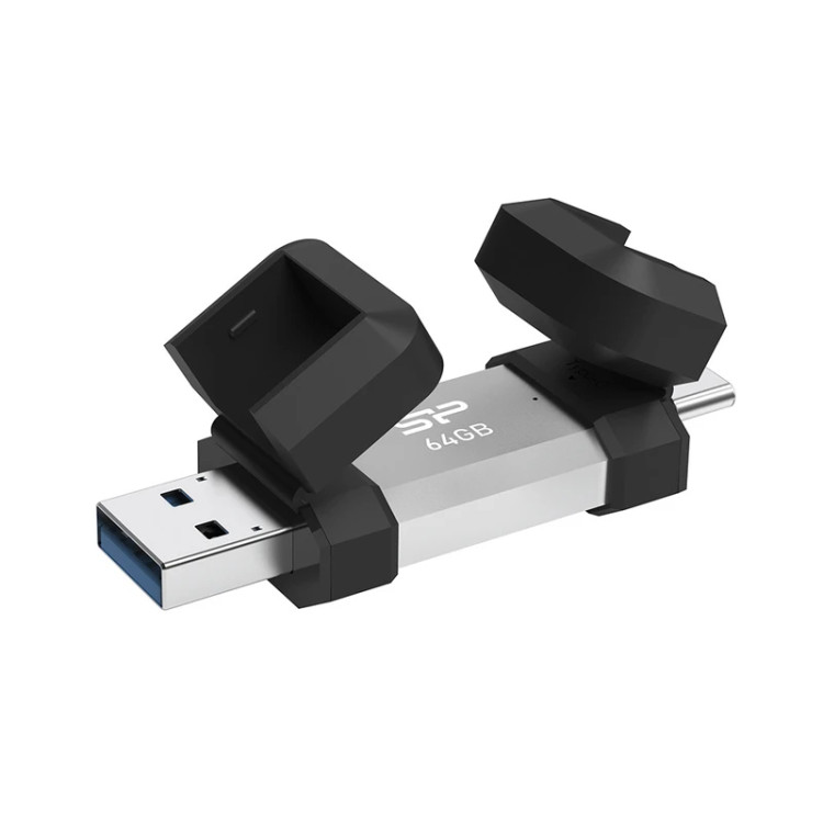 فلش مموری USB3.2 سیلیکون پاور مدل Mobile C51 ظرفیت 64گیگابایت